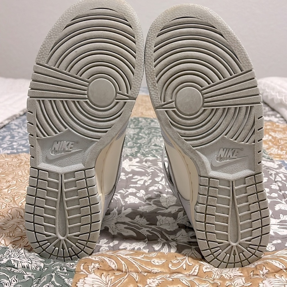 Nike Dunk High Sail Football Grey Nike High-Top Sneakers Size 8 - Picture 13 of 14